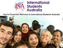 Tablet Screenshot of internationalstudents.com.au